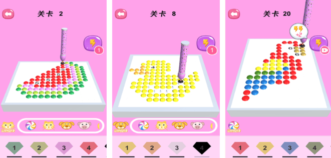 有趣的钻石画游戏分享哪个 2026经典的涂色手游安卓下载推荐截图