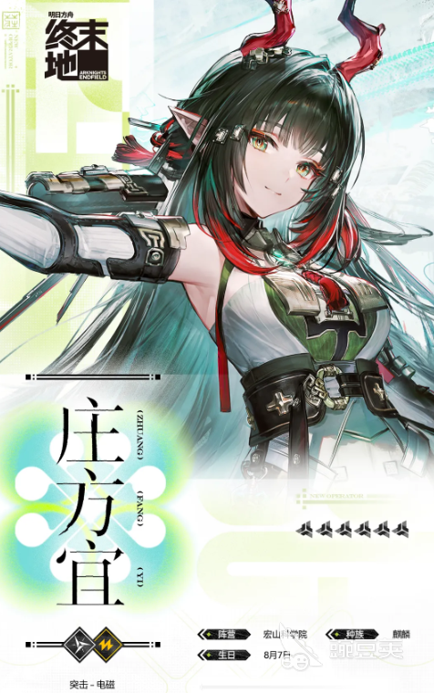 明日方舟终末地庄方宜强度分析 明日方舟终末地庄方宜角色定位与实战表现评测截图