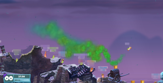 百战天虫机甲怎么滑翔 百战天虫怎么滑翔截图