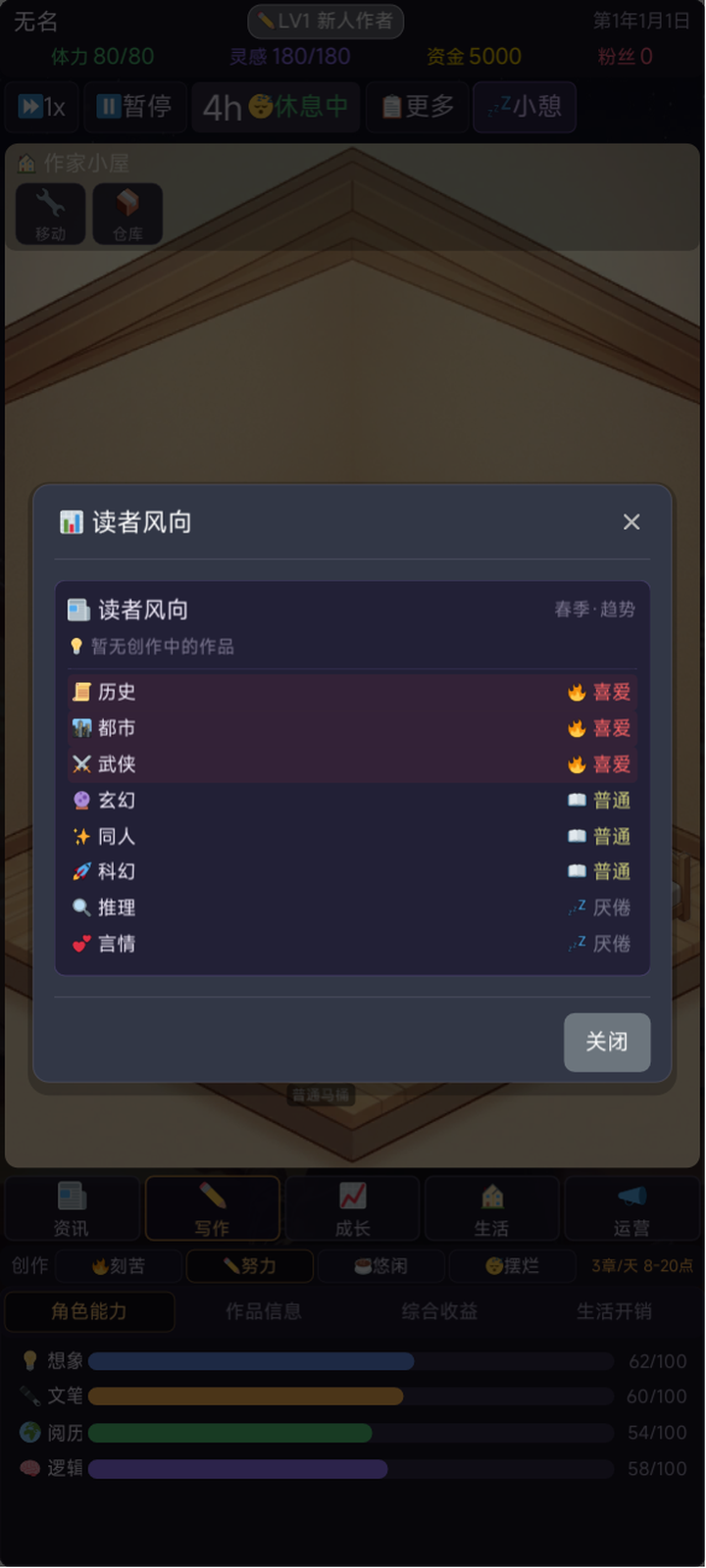 网文作家模拟器手游下载安装地址分享