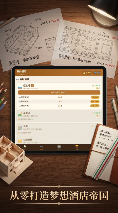 文字经营酒店游戏手机版上线时间 文字经营酒店手游什么时候上线截图