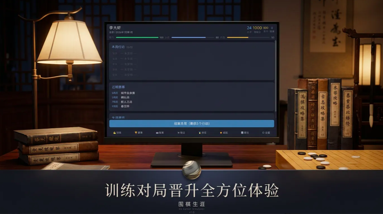 围棋生涯游戏手机版上线时间揭晓：何时正式开服截图