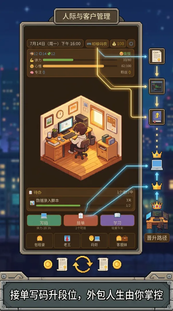 外包人生手游安卓下载地址 外包人生游戏手机版下载链接推荐截图