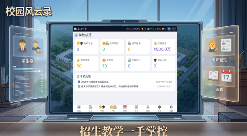 校园风云录游戏手机版上线时间 校园风云录手游能玩了吗截图