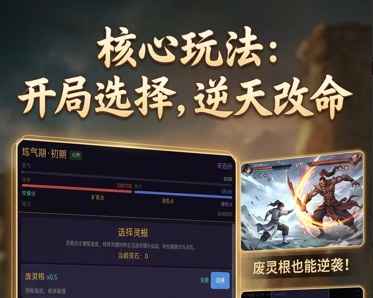 开局废灵根我无敌了手游安卓下载地址有吗 开局废灵根我无敌了在哪下截图