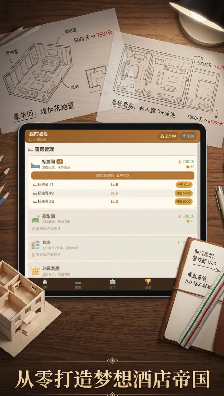 文字经营酒店手游安卓下载地址推荐 文字经营酒店游戏手机版在哪下载截图