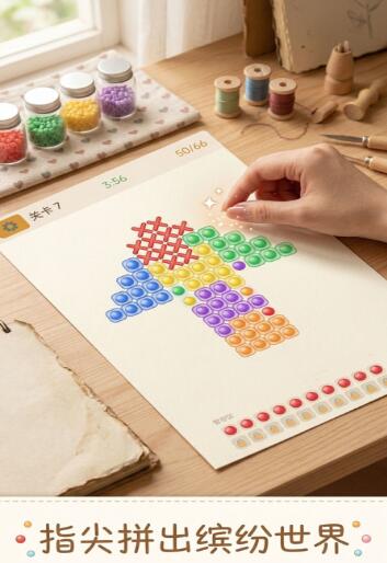 拼豆超好玩游戏手机版怎么玩 拼豆超好玩手游玩法指南截图