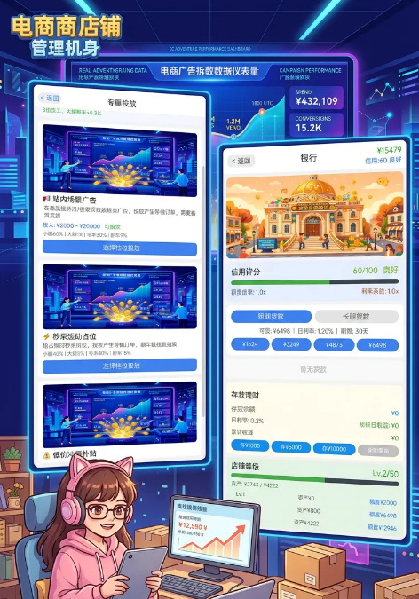 电商开网店模拟器游戏手机版预约体验服下载分享 电商开网店模拟器下载安装链接推荐截图