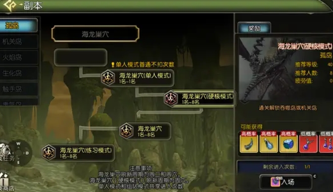 龙之谷启程海龙巢穴难度副本通关 龙之谷启程海龙巢穴副本怎么过
