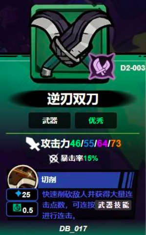 失落城堡2游戏手机版双刀武器分享 失落城堡2手游双刀武器榜单合集