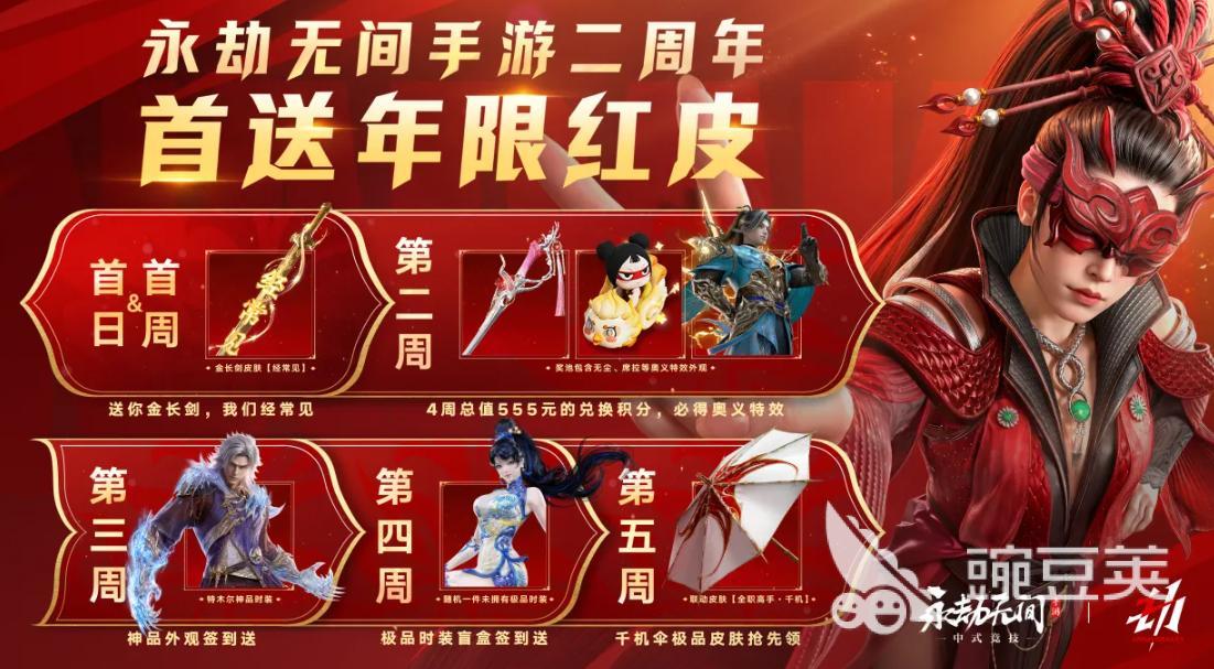 永劫无间游戏手机版二周年庆福利汇总 永劫无间手游二周年活动奖励全解析截图