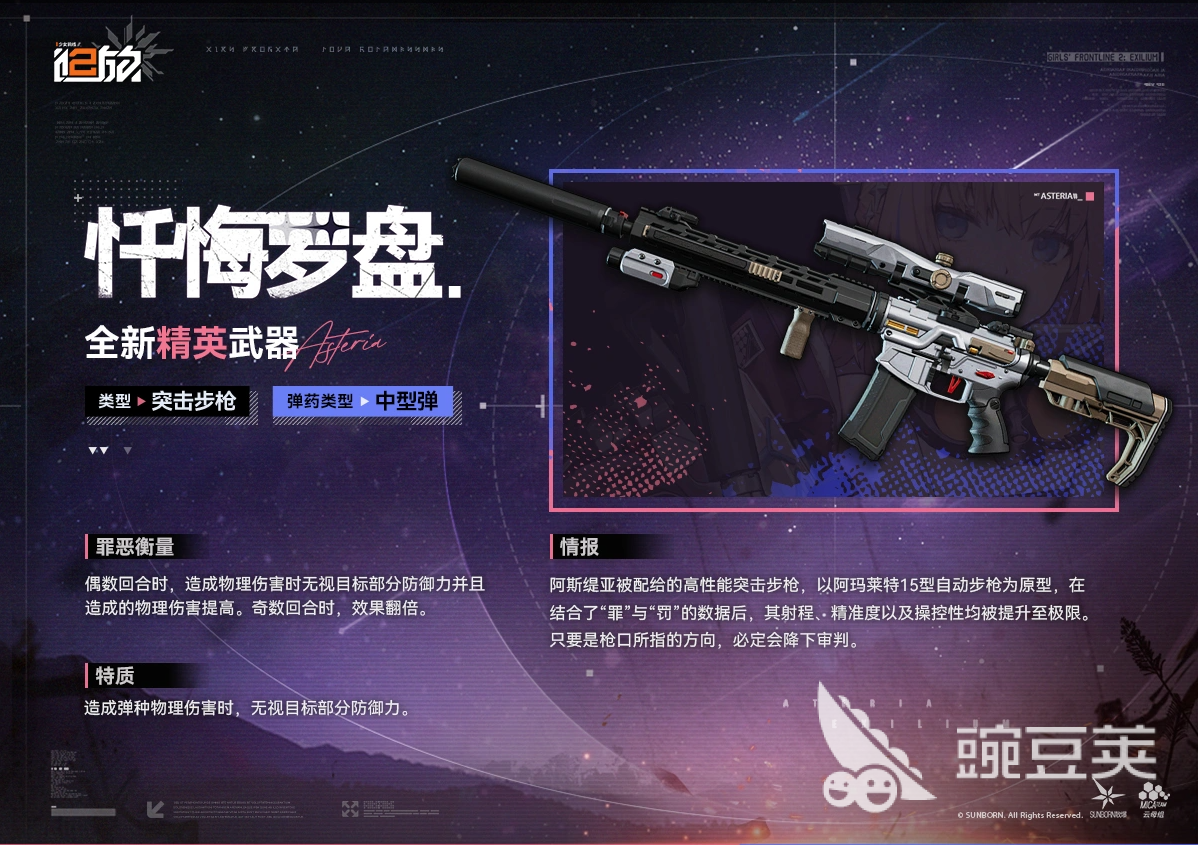 少女前线2追放忏悔罗盘 少女前线2追放全新精英武器详解截图