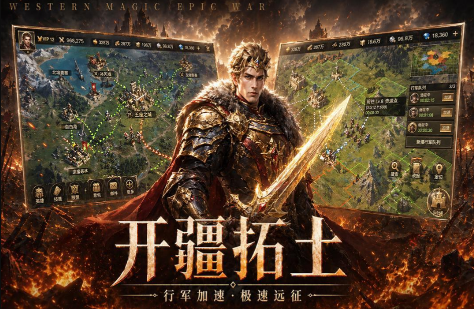 2026最刺激的攻城掠地游戏手机版分享 目前流行的战争手游大介绍截图