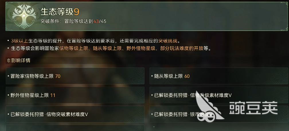 怪物猎人旅人生态等级怎么升级 怪物猎人旅人生态等级快速提升方法详解截图