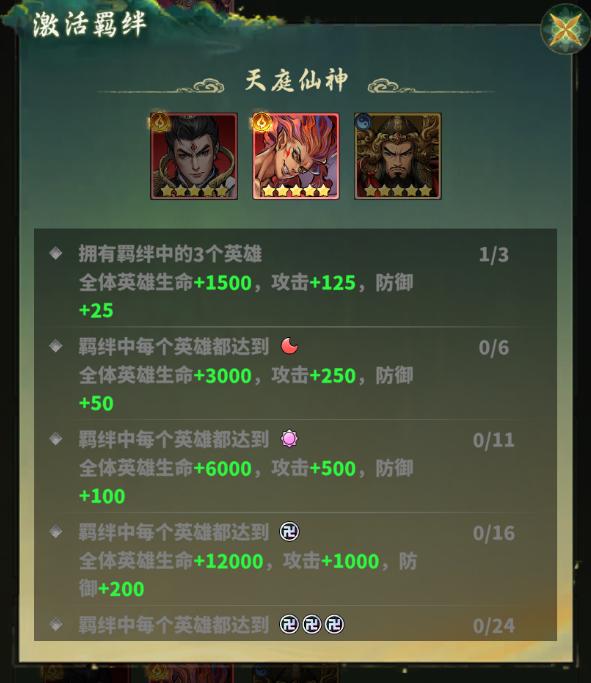 永夜起源魔吒羁绊效果盘点 永夜起源魔哪吒羁绊有哪几款截图