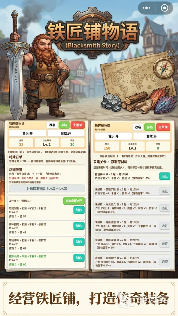 铁匠铺物语最新下载安装链接汇总_全平台安全下载链接入口