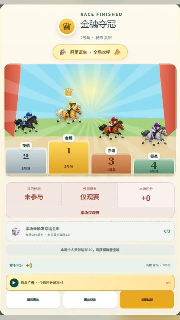 晴空赛马场下载渠道盘点 晴空赛马场下载渠道及游戏玩法推荐截图