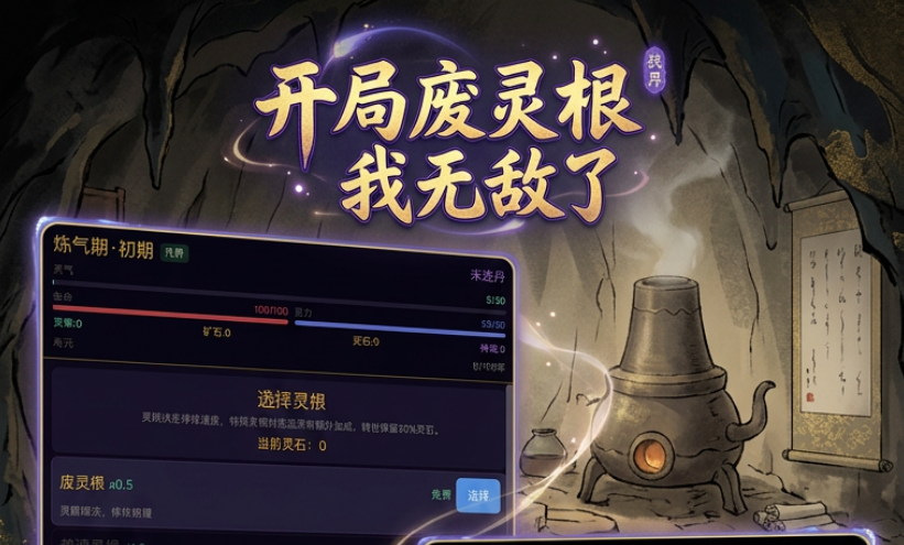 开局废灵根我无敌了2下载链接 开局废灵根我无敌了2预约地址截图