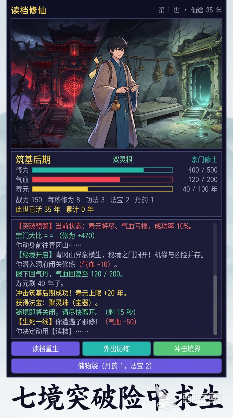 读档修仙上线时间详解 读档修仙什么时候正式上线截图