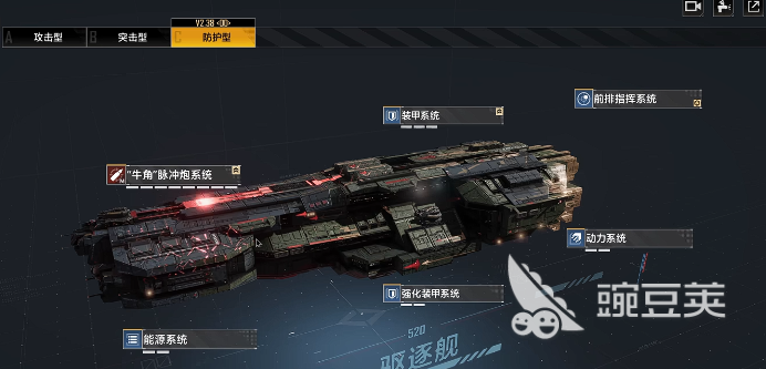 星际猎人游戏手机版斗牛级防御驱逐舰强度解析 星际猎人手游斗牛级防御驱逐舰实战教程截图