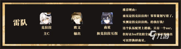 辉烬雷队阵容搭配攻略与实战效果全解析