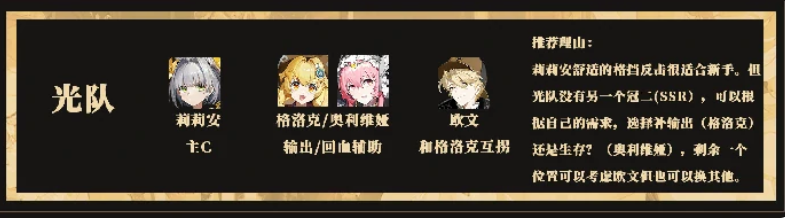 辉烬光队玩法解析与阵容搭配技巧
