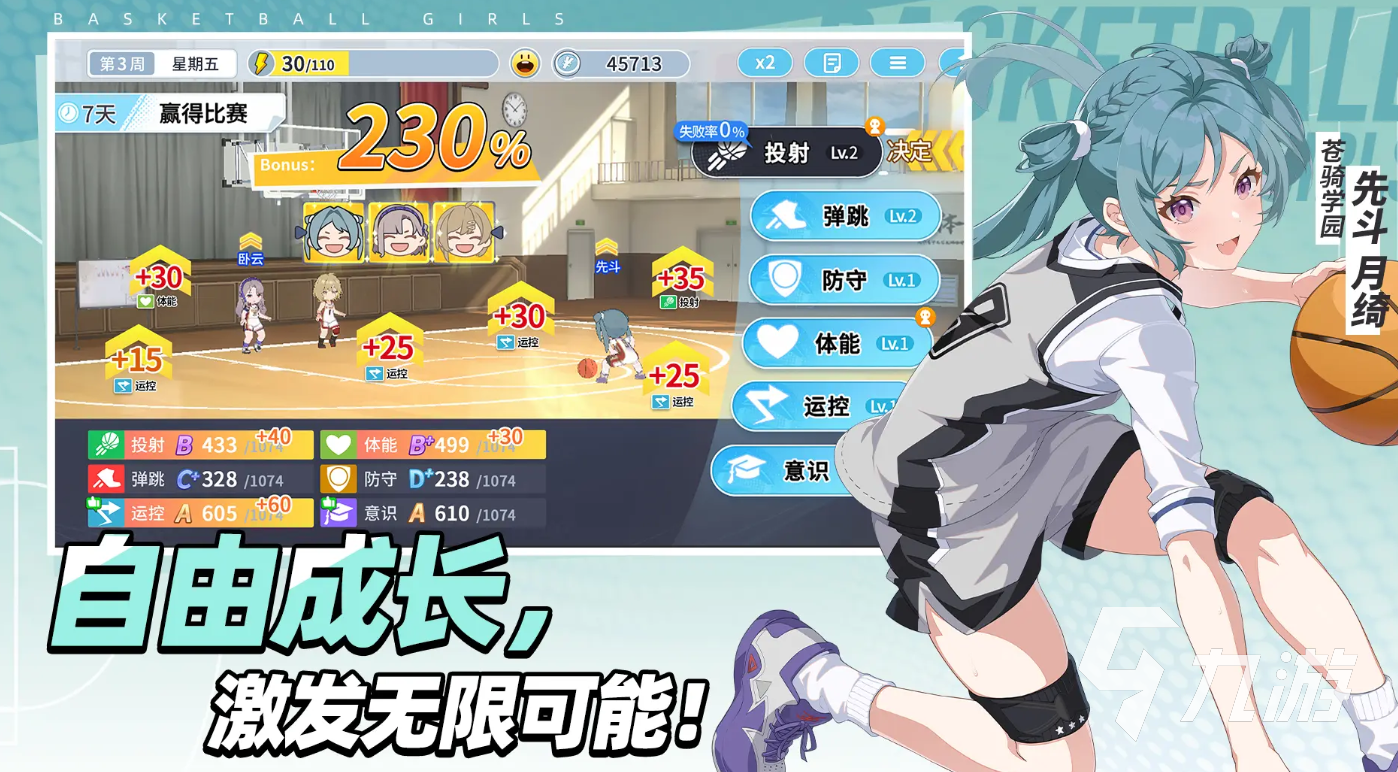 篮球少女飞跃巅峰游戏好玩吗?深度评测与玩法介绍
