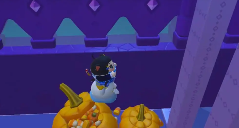 蛋仔派对南瓜入侵飞跃古堡隐藏点位全攻略