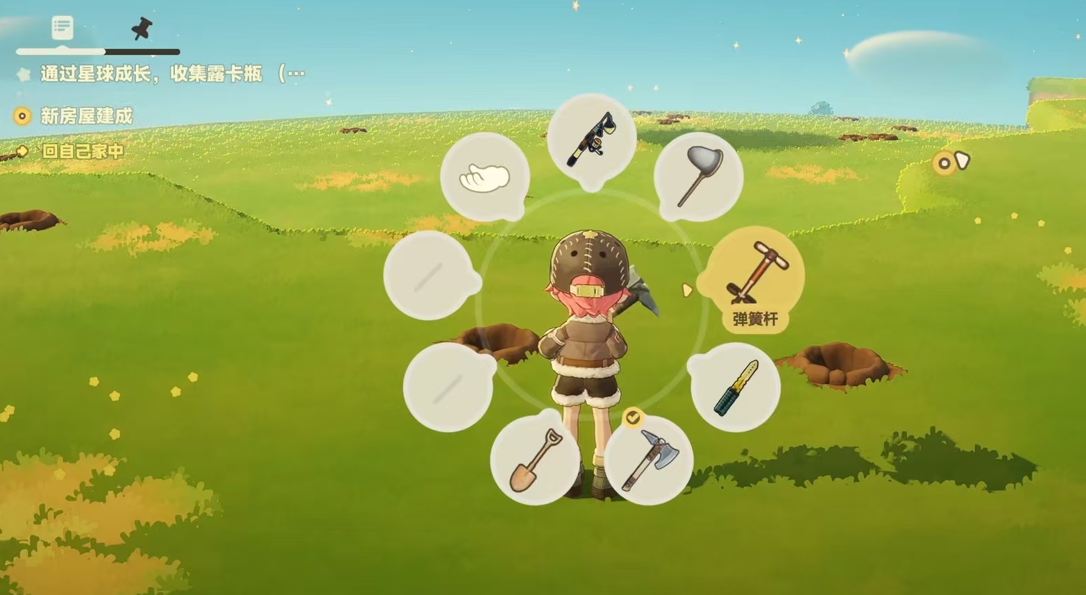 星布谷地弹簧杆使用方法与实用玩法全解析