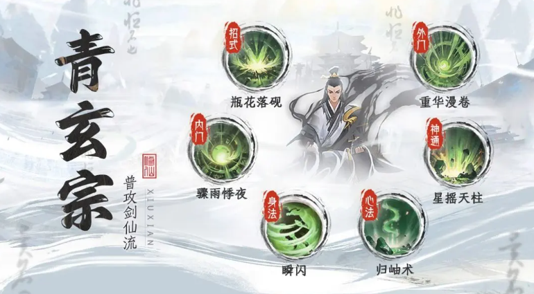 修仙时代手游青玄宗木系飞剑流派介绍