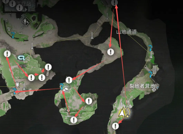 明日方舟终末地矿脉分布全图解：各区域矿脉位置与刷新点汇总