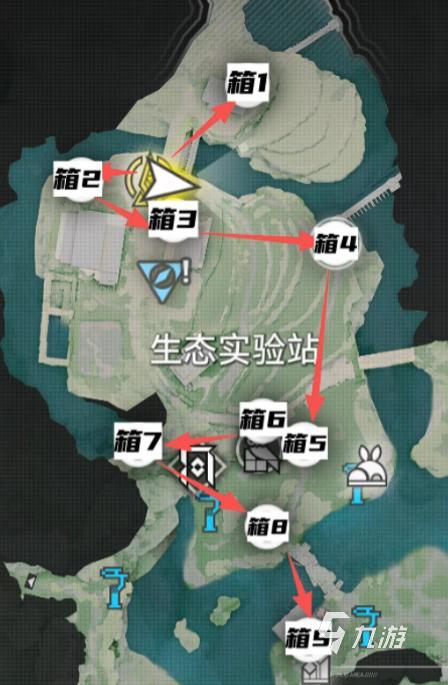 明日方舟终末地武陵地区全宝箱位置分布图与获取攻略