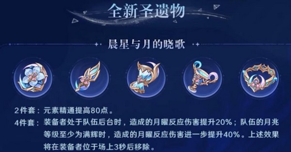 原神月之四版本全新圣遗物套装详细解析与实战效果评测