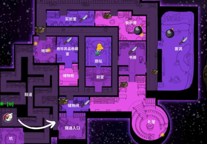 鹅鸭杀地下室地图点位详解与实用攻略