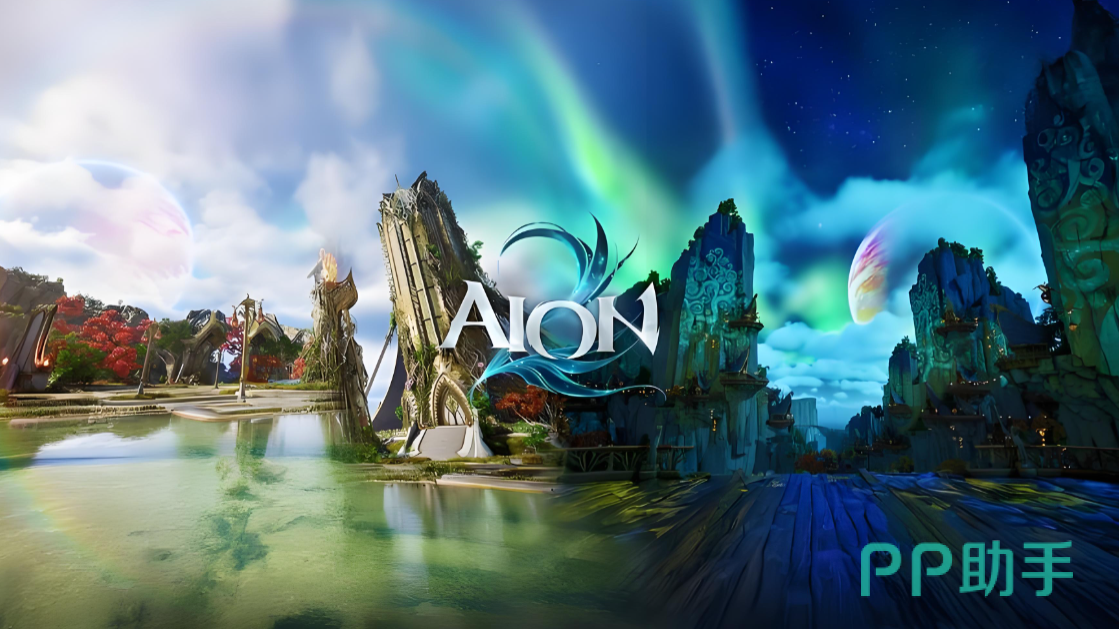 永恒之塔2加速器推荐首图:biubiu加速器界面与游戏场景融合展示