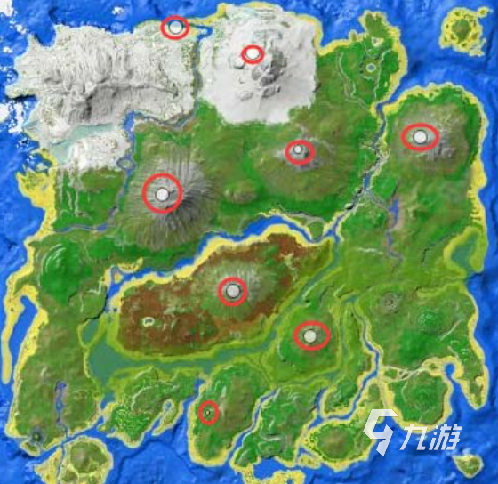 方舟生存进化手游水晶矿点分布地图与高效采集位置指南