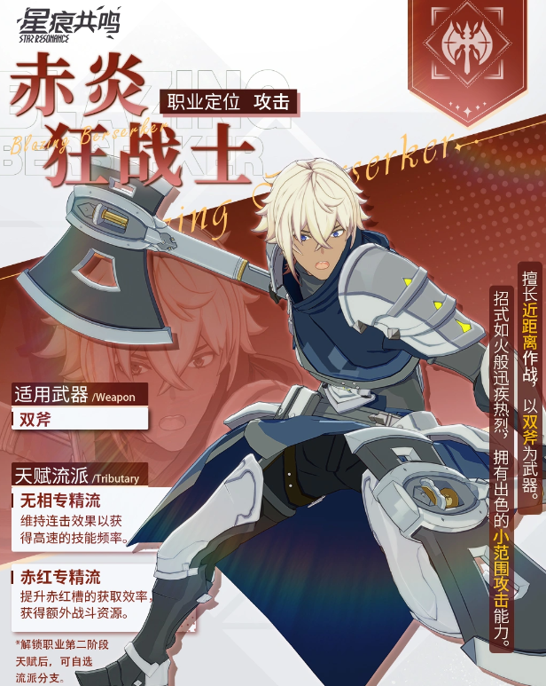 星痕共鸣赤炎狂战士强度解析与实战表现评测