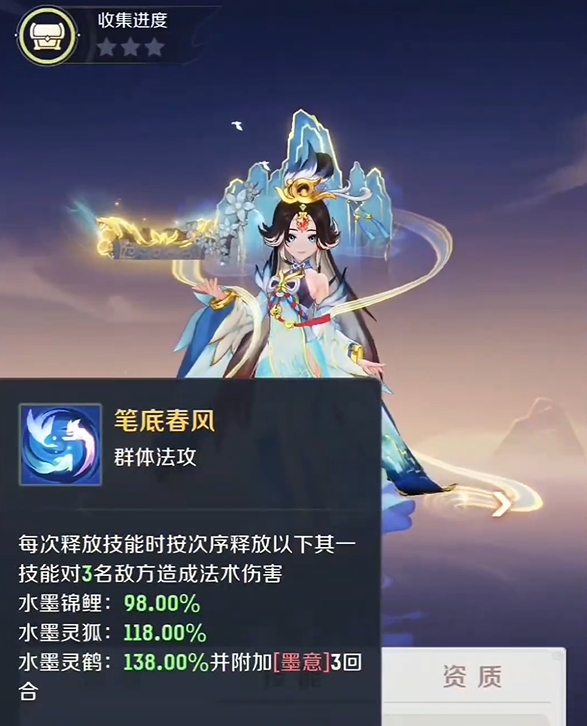 灵兽大冒险画中仙角色强度分析与培养攻略