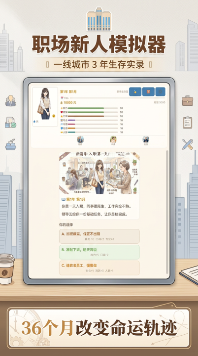 职场新人模拟器好玩吗？真实体验与游戏特色全面解析