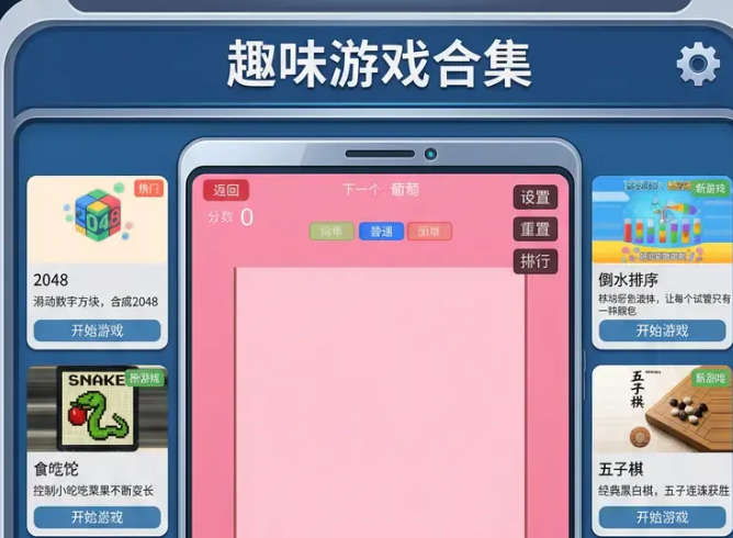 经典游戏合集手游推荐及玩法详细介绍