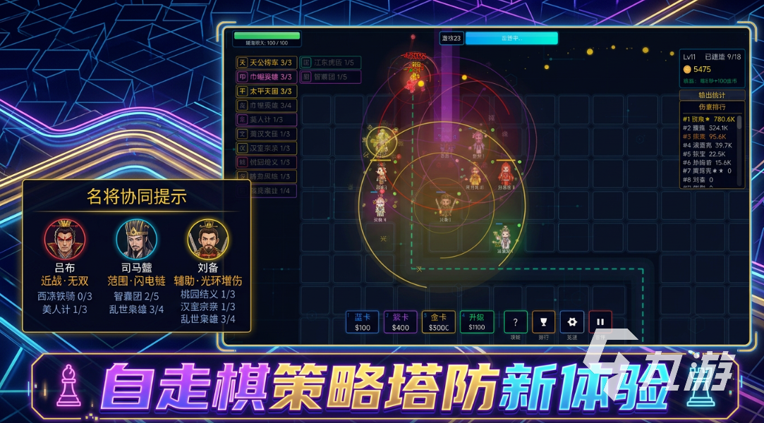 霓虹塔防三国游戏好玩吗?深度玩法介绍与体验评测