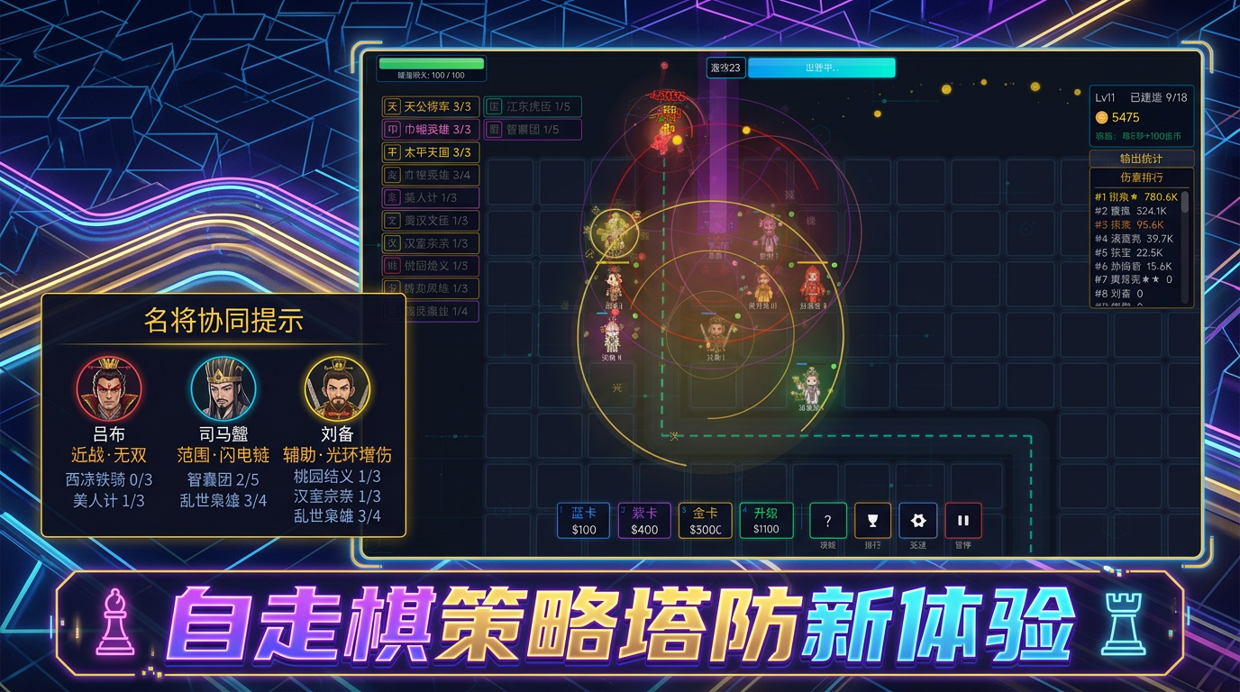 霓虹塔防三国游戏好玩吗？深度评测与玩法体验分析