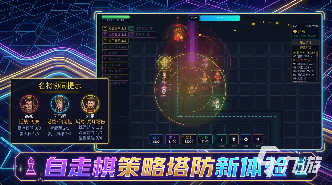 霓虹塔防三国游戏好玩吗?深度评测与玩法体验分析