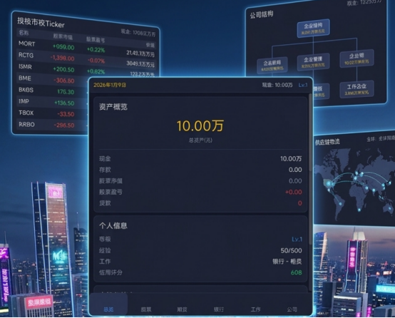 经济模拟大亨手游上线时间公布:何时正式开服