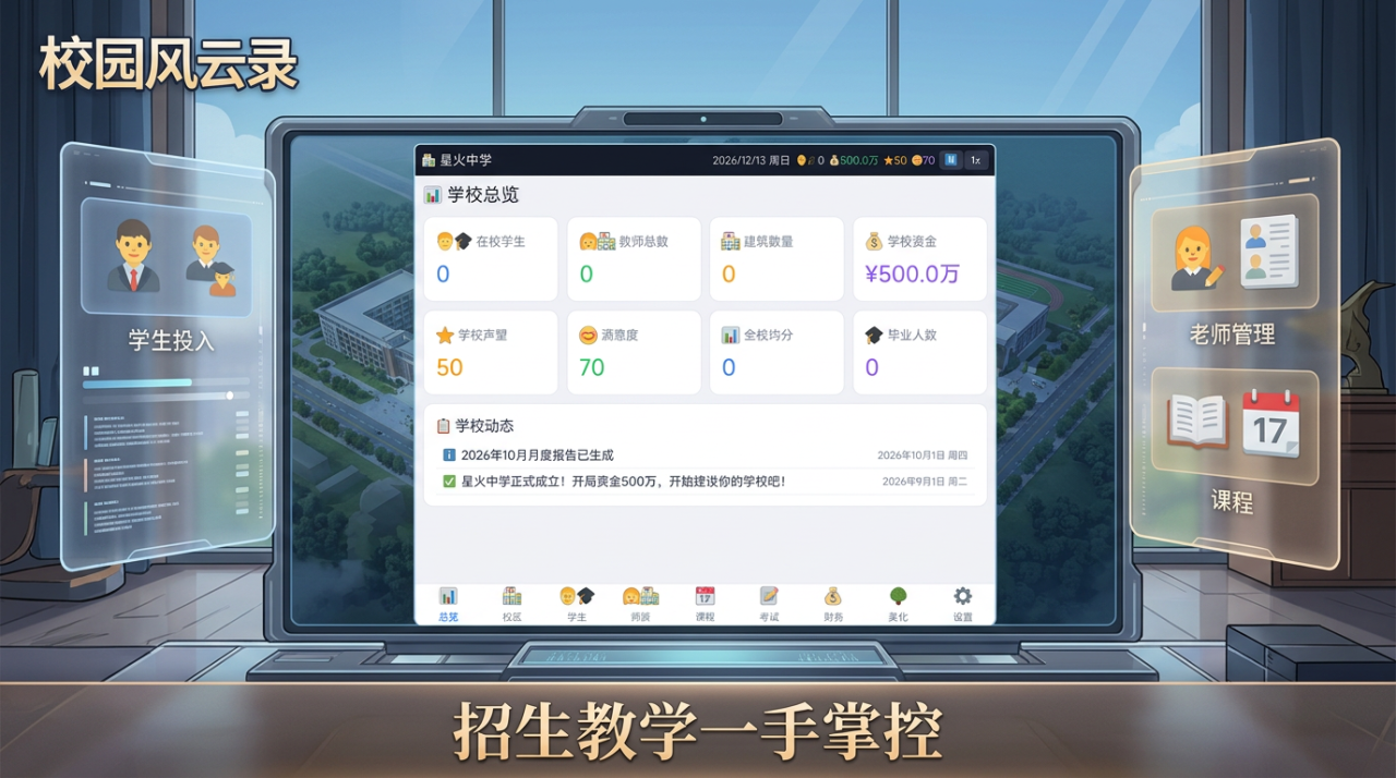 校园风云录手游上线时间公布:何时正式开服