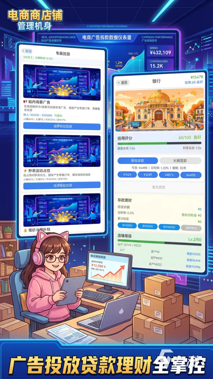 电商开网店模拟器手游上线时间及开服详情