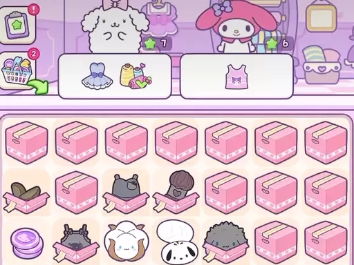 HelloKittyMyDreamStore角色互动界面