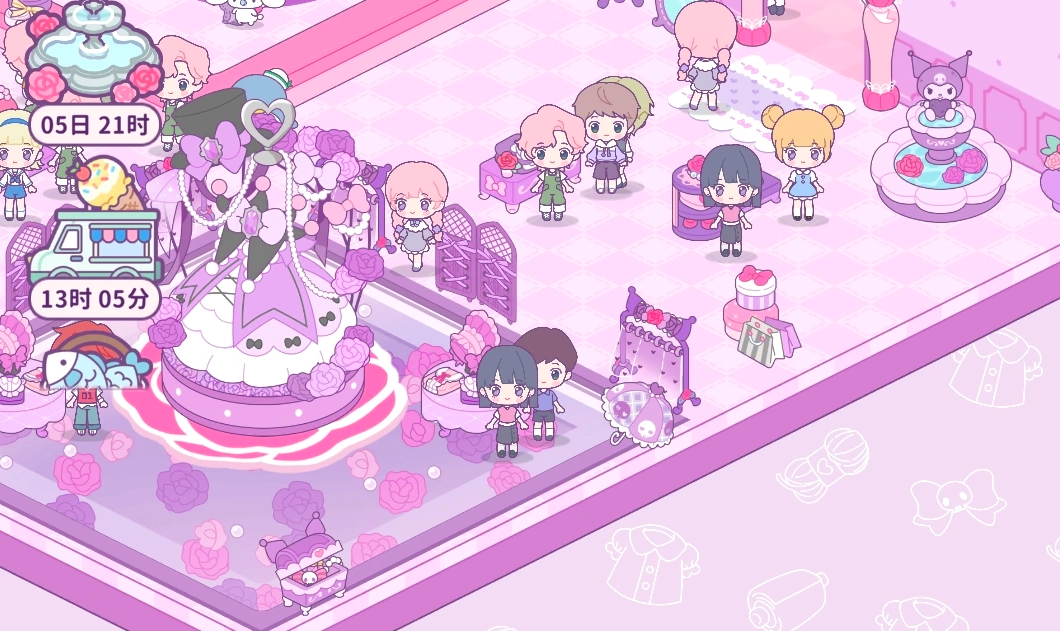 HelloKittyMyDreamStore节日NPC互动场景图