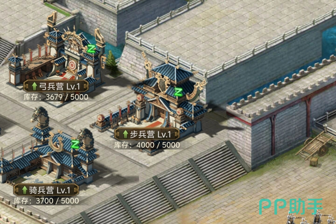 三国计武将养成界面