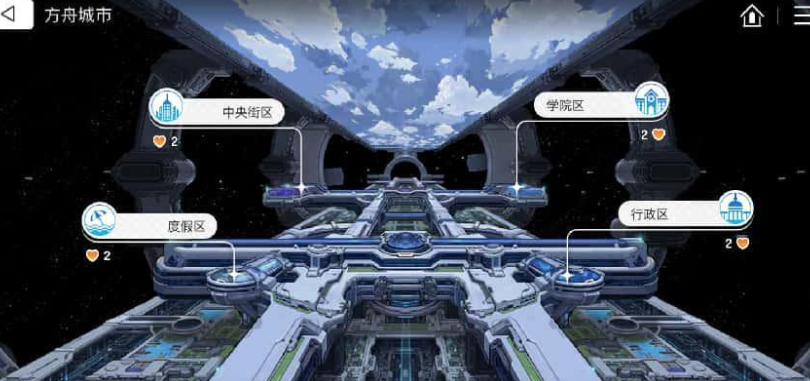 方舟城市设施升级界面